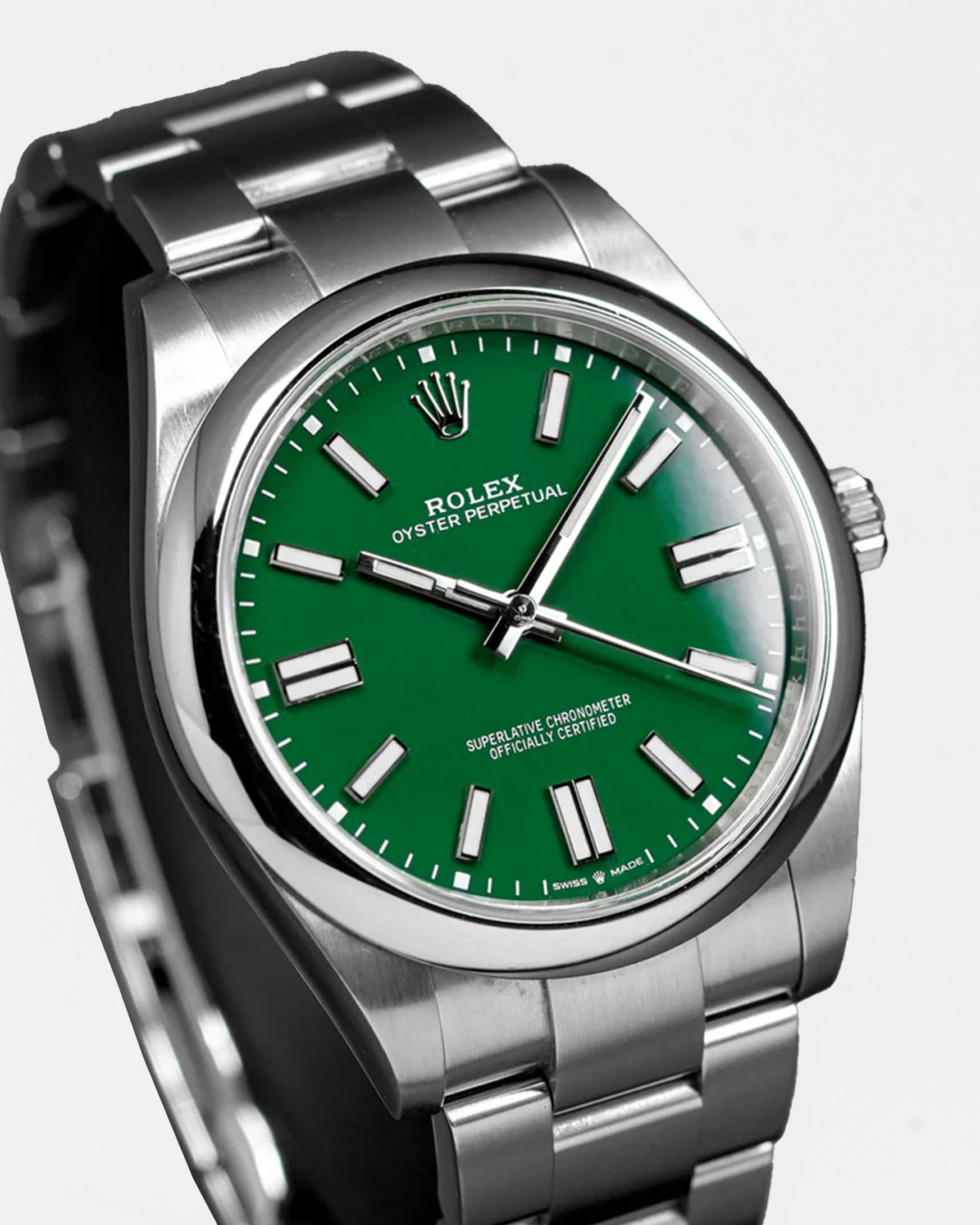 ROLEX OYSTER グリーンレザーケース ROLEX Genuine Vintage Green Service Division Inner Box 2.00
