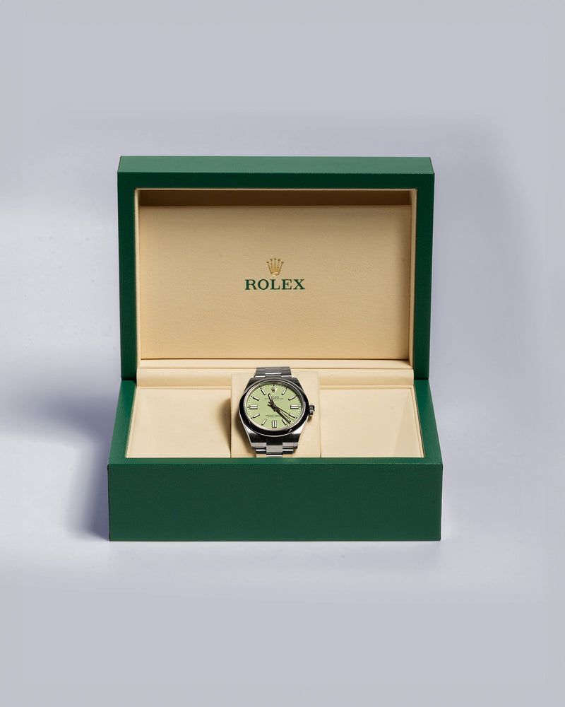Rolex Oyster Perpetual 41 Pistachio Dial - 2025 (Ref. 134300)