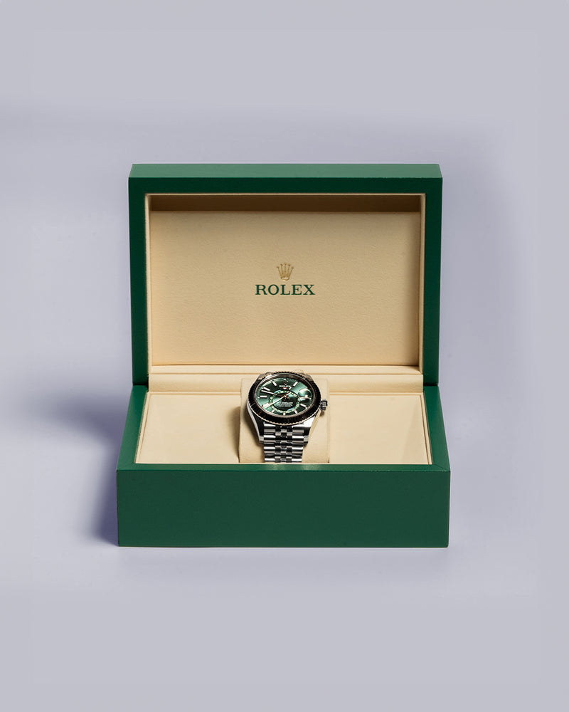 Rolex Sky-Dweller Jubilee Mint Green – 2025 (Ref. 336934)