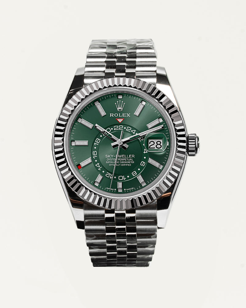 Rolex Sky-Dweller Jubilee Mint Green – 2025 (Ref. 336934)