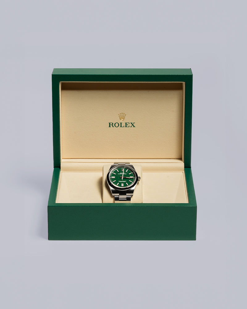 Rolex Oyster Perpetual 41 – Green Dial - 2025 (Ref. 134300)