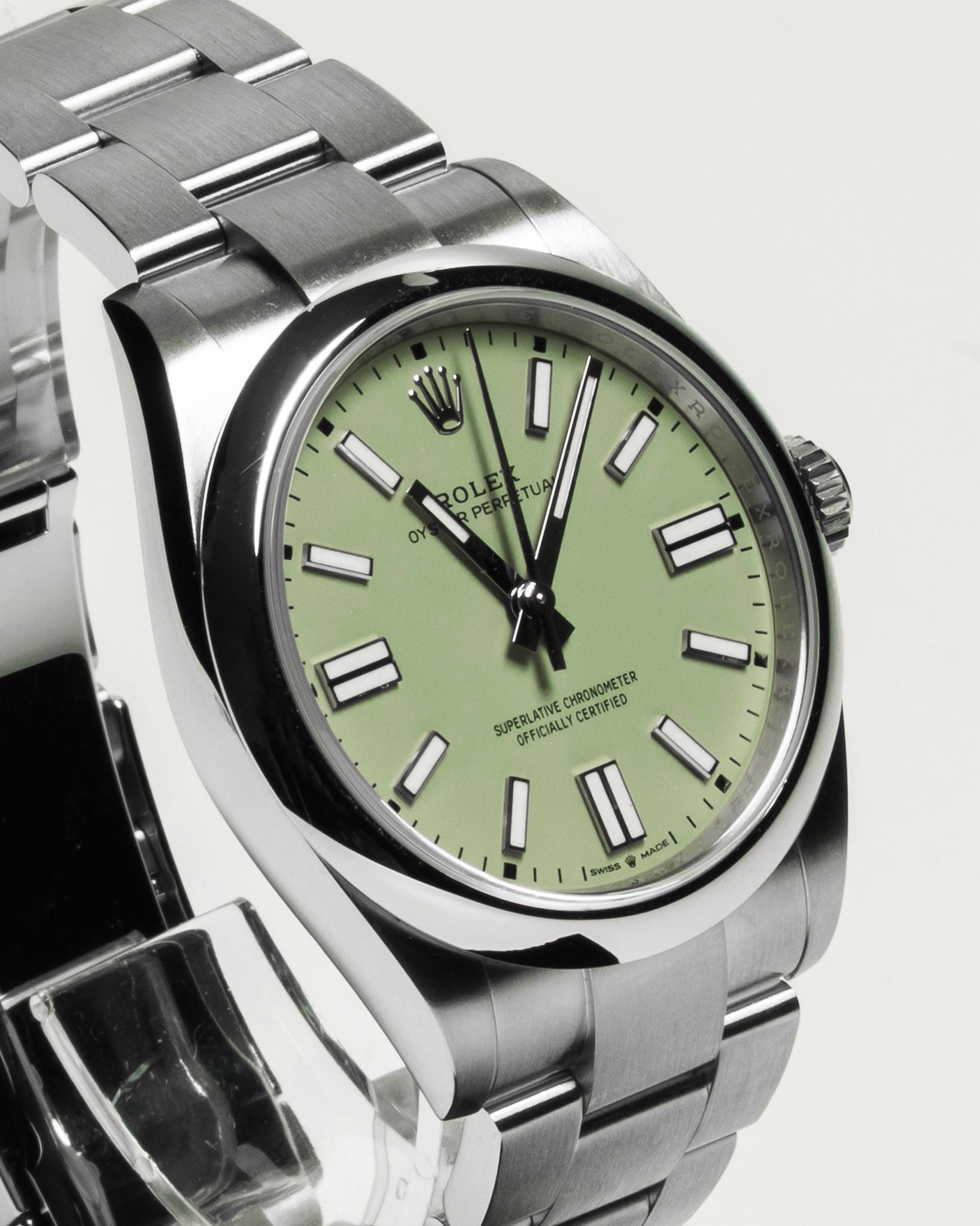 Rolex Oyster Perpetual 41 Pistachio Dial - 2025 (Ref. 134300)